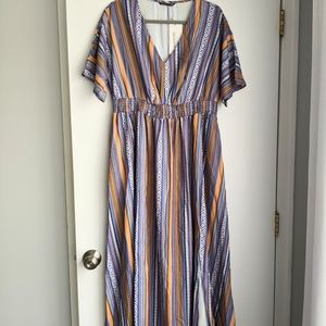 Bloom Chic Tribal Maxi Dress